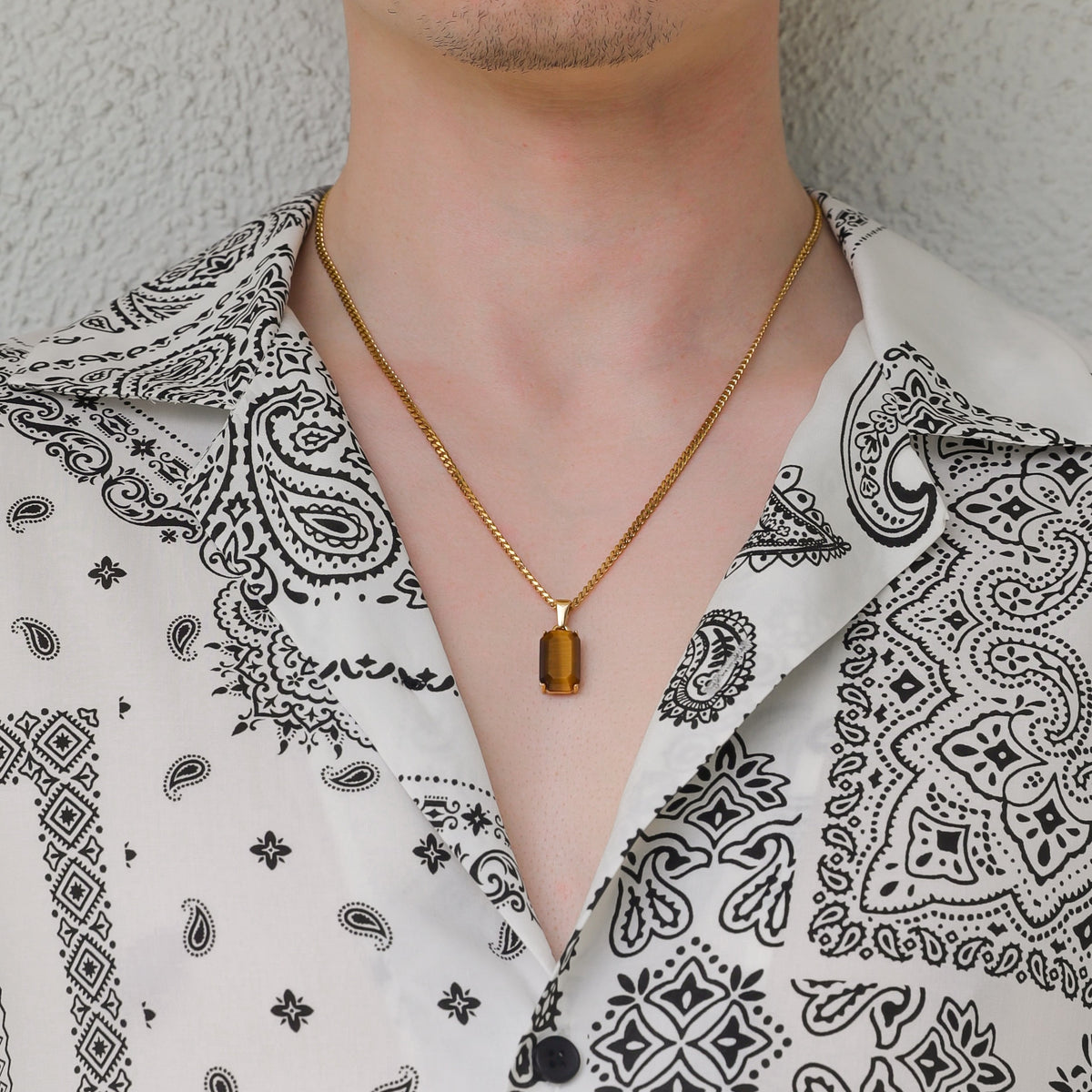 Tiger Eye Stone Pendant