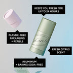 Refillable Deodorant with Macadamia + Bergamot