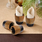 Whiskey Shot Cups Set Strips Pattern Real Ox Horn 6.5 oz, Pack 4, 8 & 12
