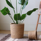 Natural Cylinder Storage and Planter Basket