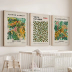 Flower Market, Kusama Art Prints. Modern Tropical Wall Decor