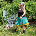 Knee-Length: "Mini" Sari Wrap Skirts