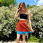 Knee-Length: "Mini" Sari Wrap Skirts
