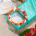 Feminine Force – Carnelian Orca Agate Bracelet